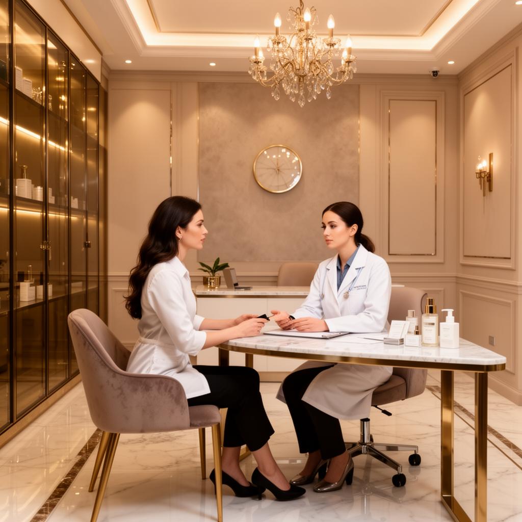 Cosmetic surgery consultation